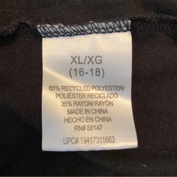 Disney Mickey Mouse Black Tank Top, size XL (16-18) - Picture 5 of 6